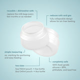 feeding strap + 5oz bottle bundle